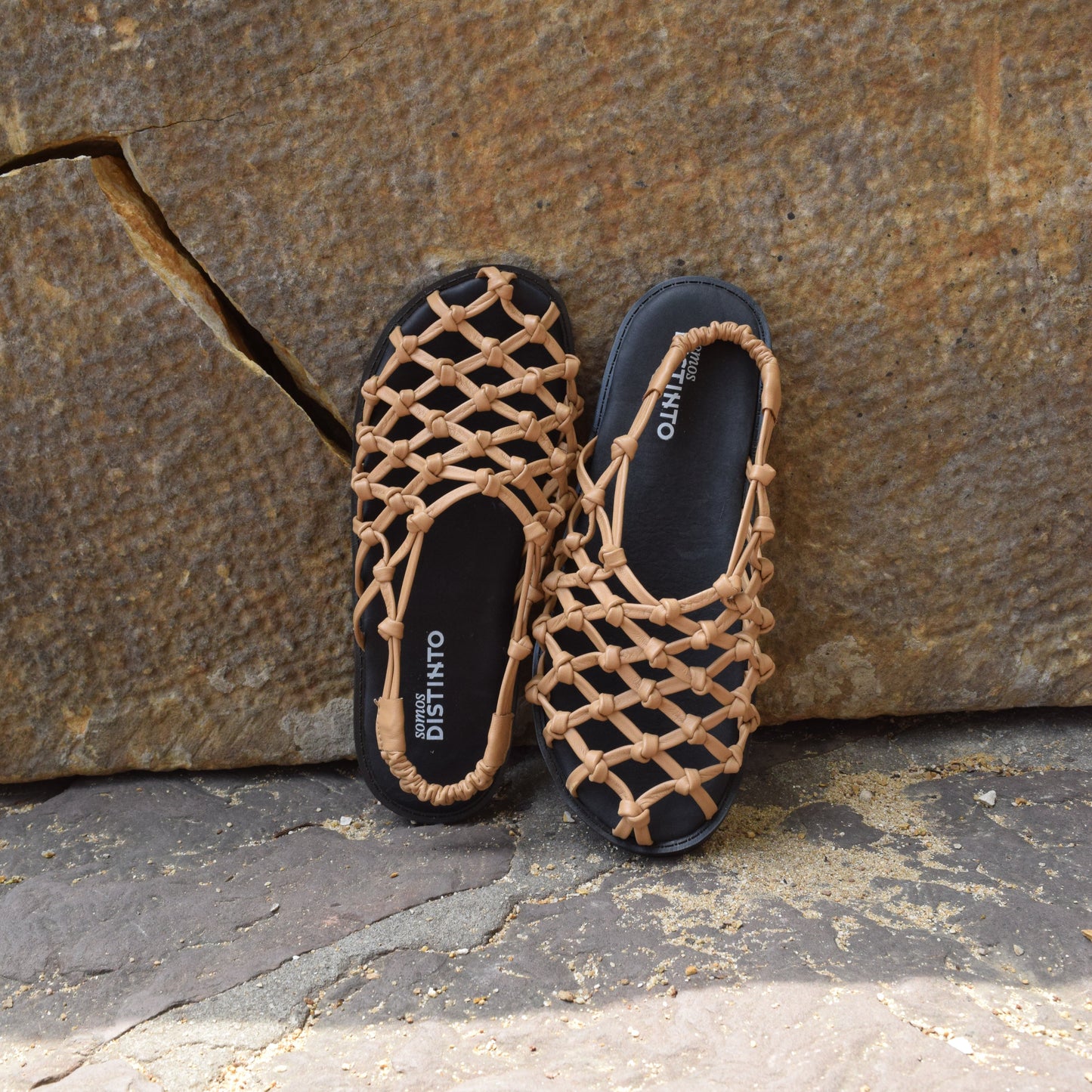 Sandalias Canastas Caramelo